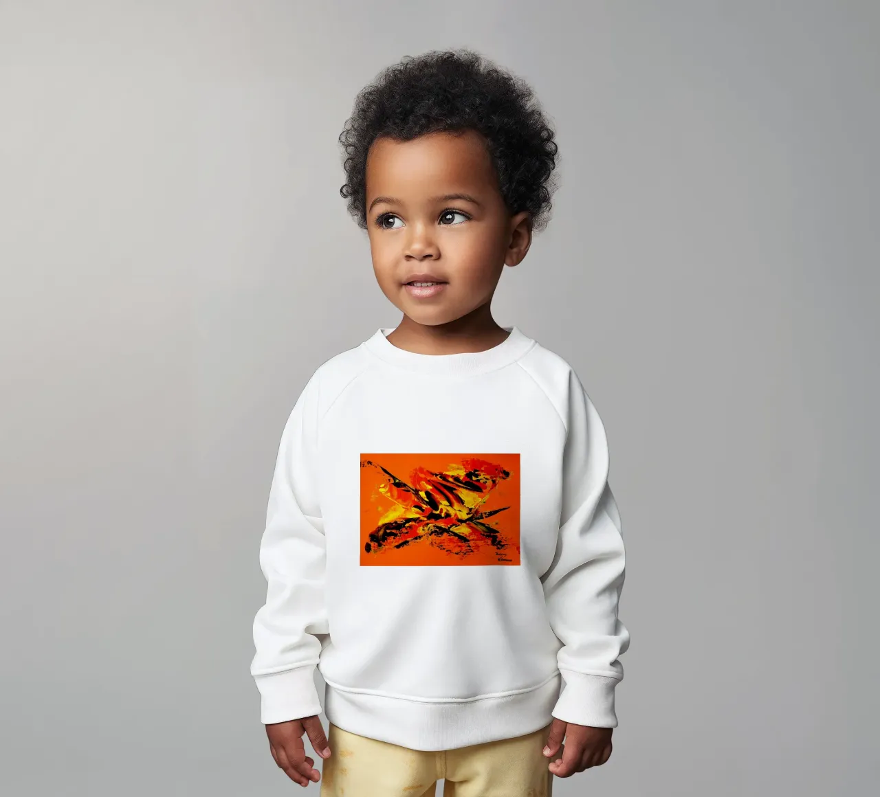 MESSAGE FROM THE HEART 11 Baby Sweatshirt von Thierry Vobmann Abstract painting