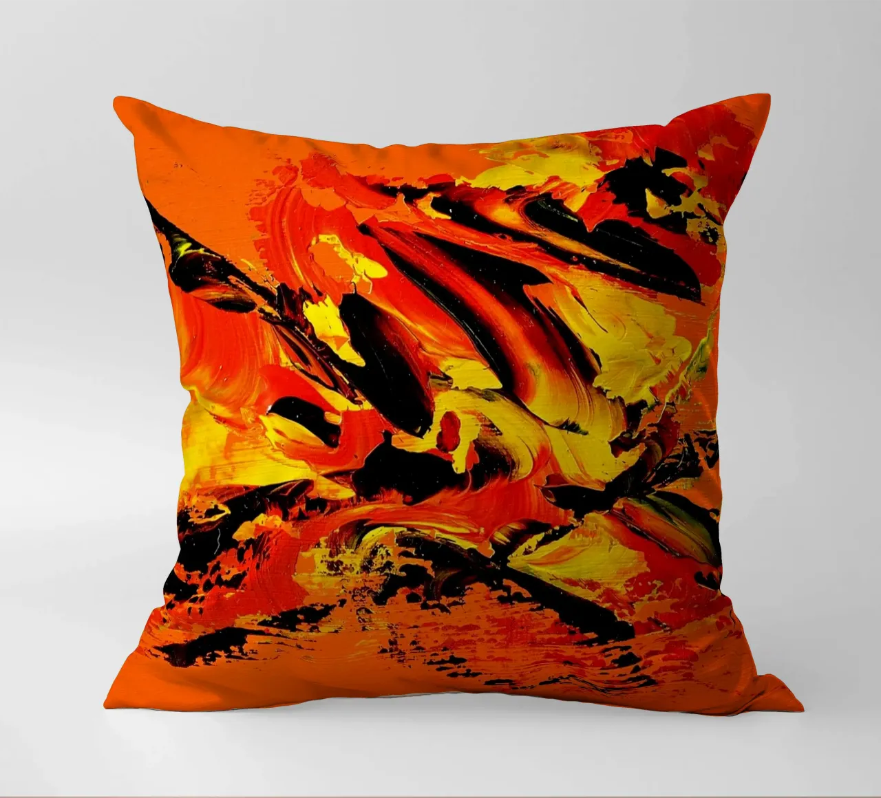 MESSAGE FROM THE HEART 11 cuscino da Thierry Vobmann Abstract painting