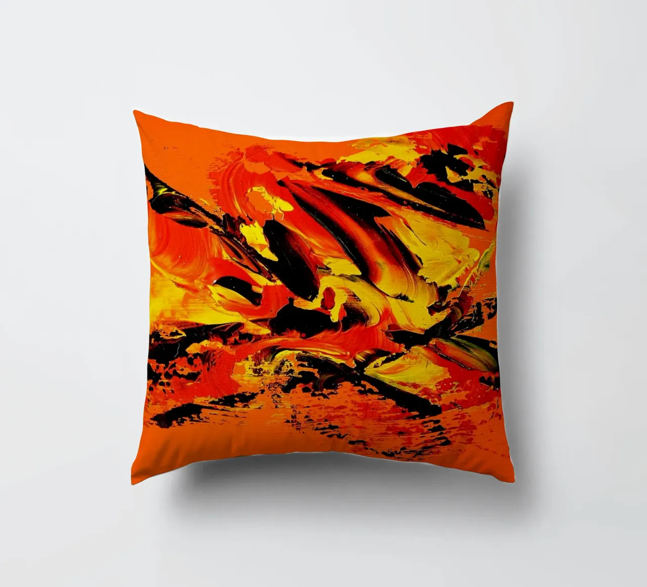 MESSAGE FROM THE HEART 11 cuscino da Thierry Vobmann Abstract painting