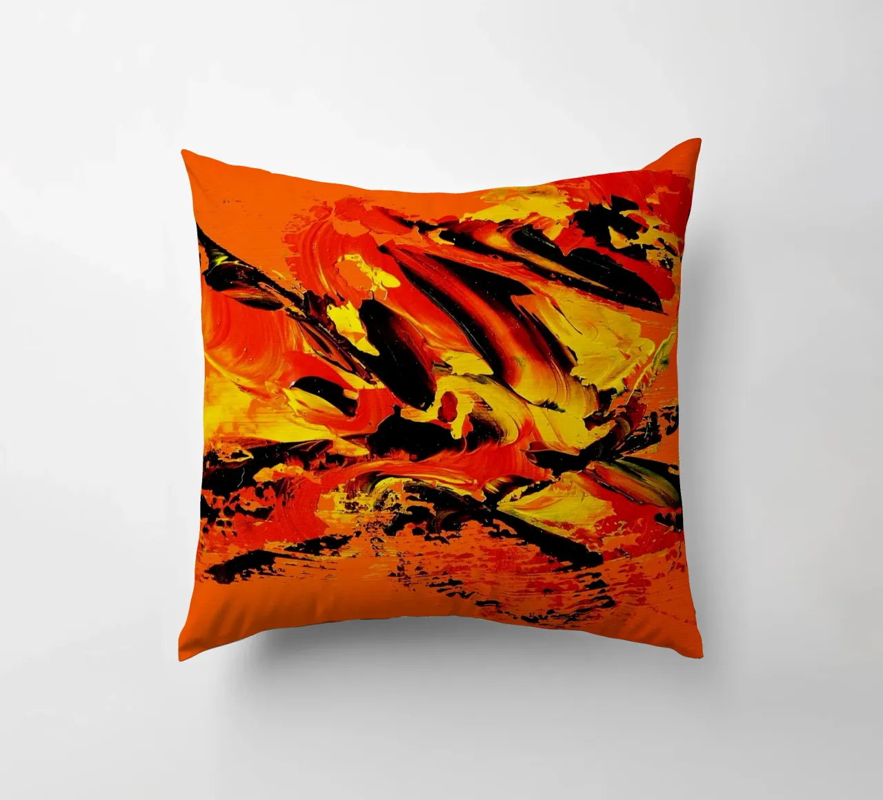 MESSAGE FROM THE HEART 11 cuscino da Thierry Vobmann Abstract painting