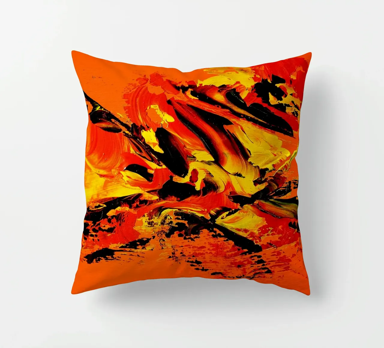 MESSAGE FROM THE HEART 11 cuscino da Thierry Vobmann Abstract painting