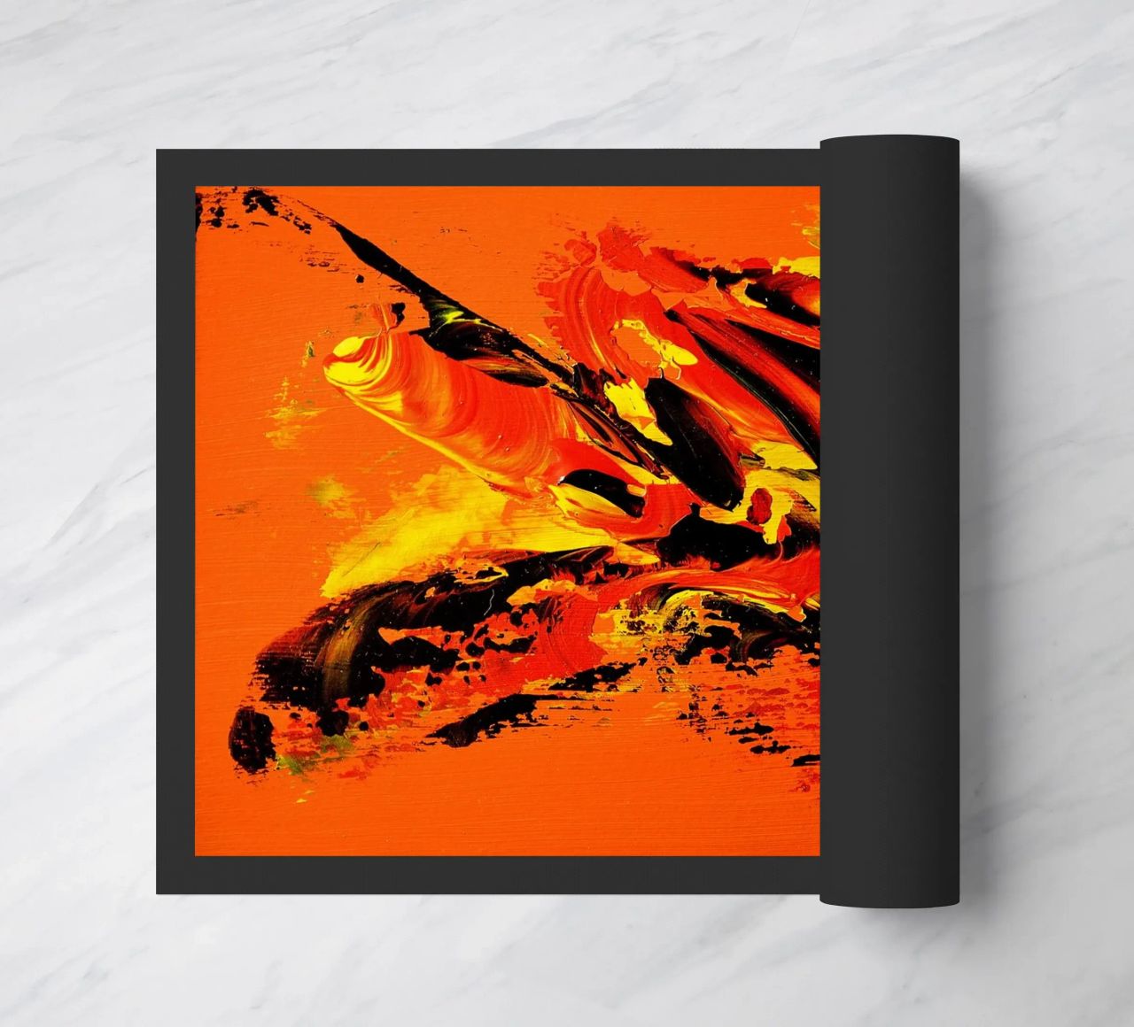 MESSAGE FROM THE HEART 11 zerbino da Thierry Vobmann Abstract painting