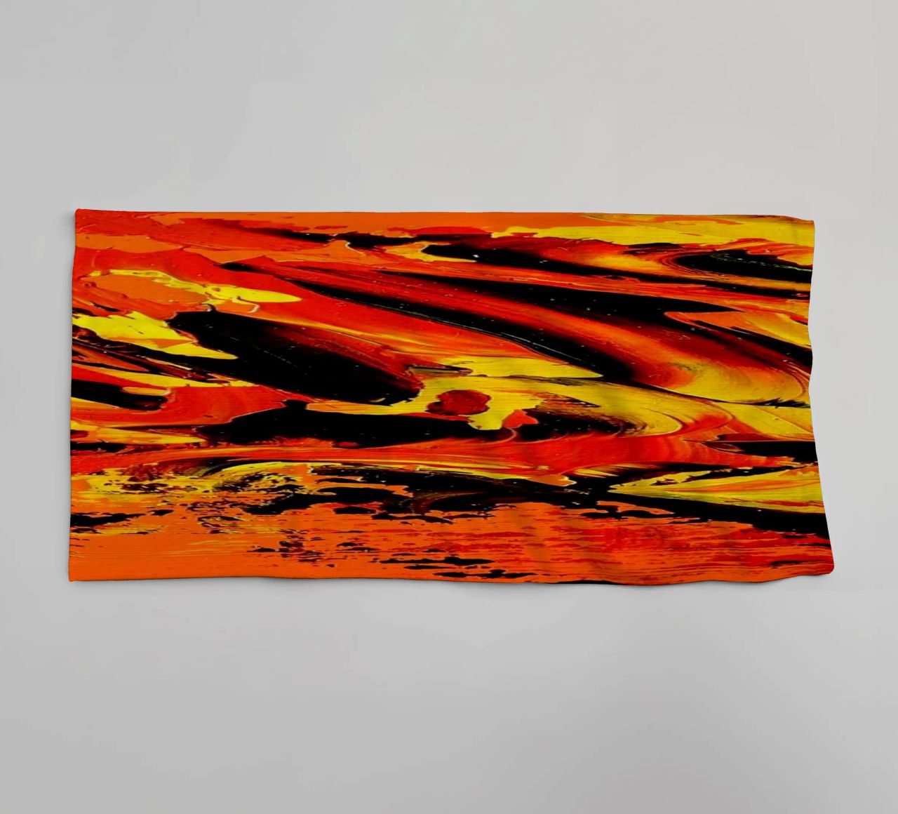 MESSAGE FROM THE HEART 11 asciugamano da bagno da Thierry Vobmann Abstract painting