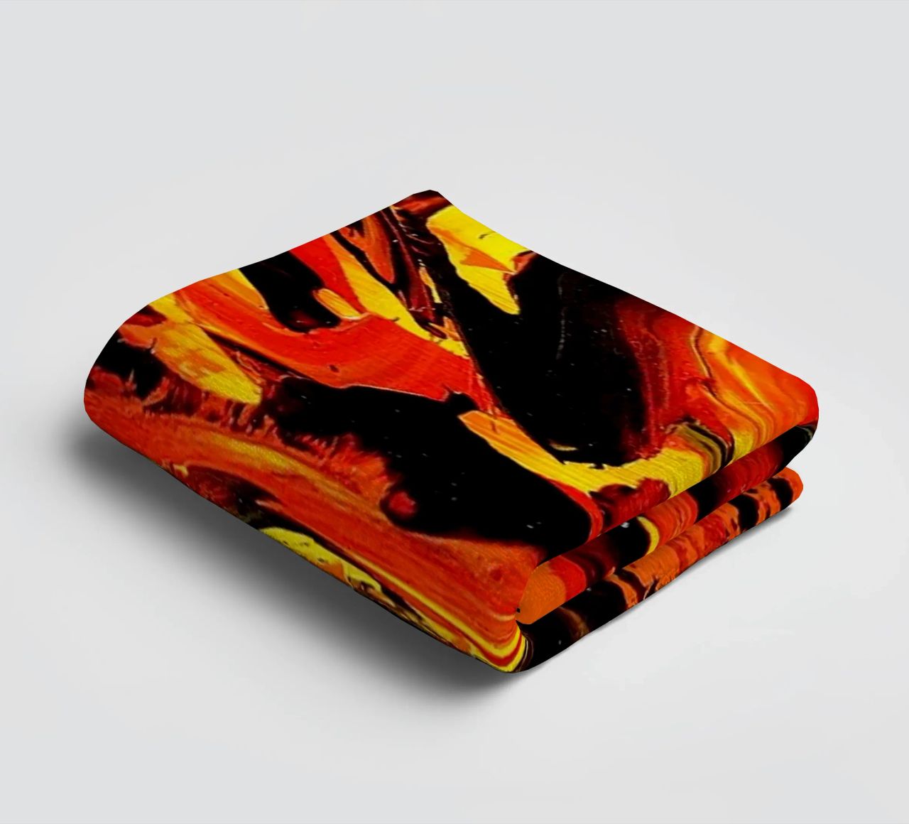 MESSAGE FROM THE HEART 11 asciugamano da bagno da Thierry Vobmann Abstract painting