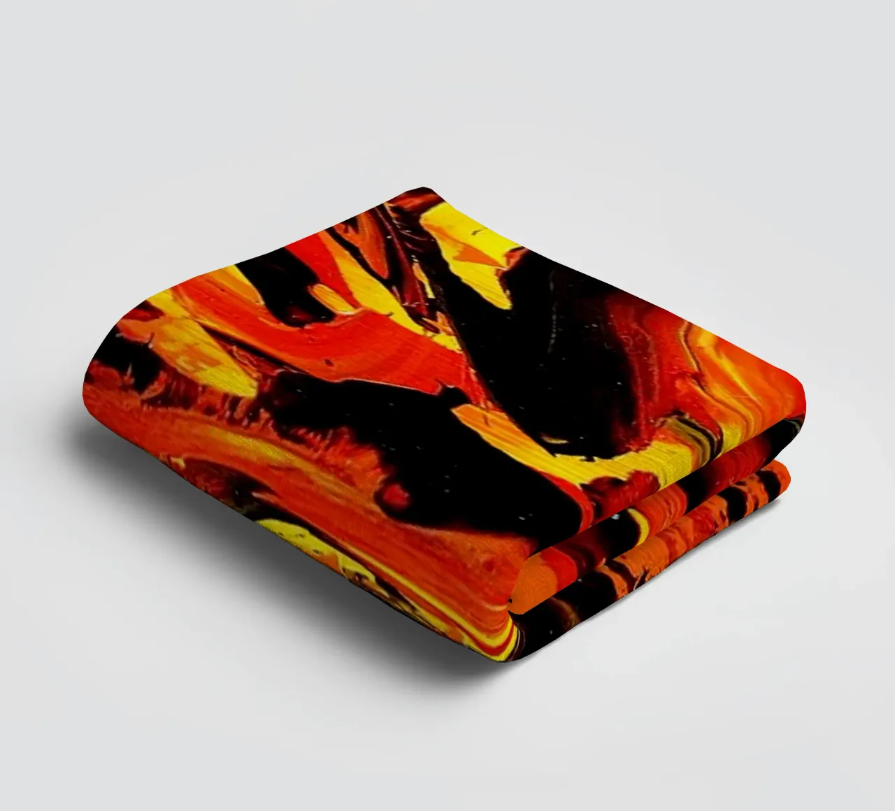 MESSAGE FROM THE HEART 11 asciugamano da bagno da Thierry Vobmann Abstract painting