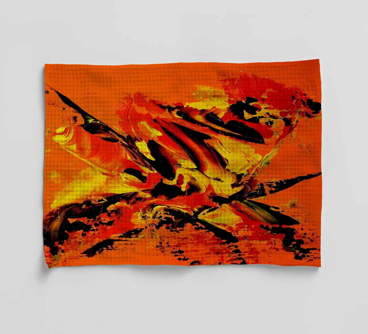 MESSAGE FROM THE HEART 11 canovaccio da cucina da Thierry Vobmann Abstract painting