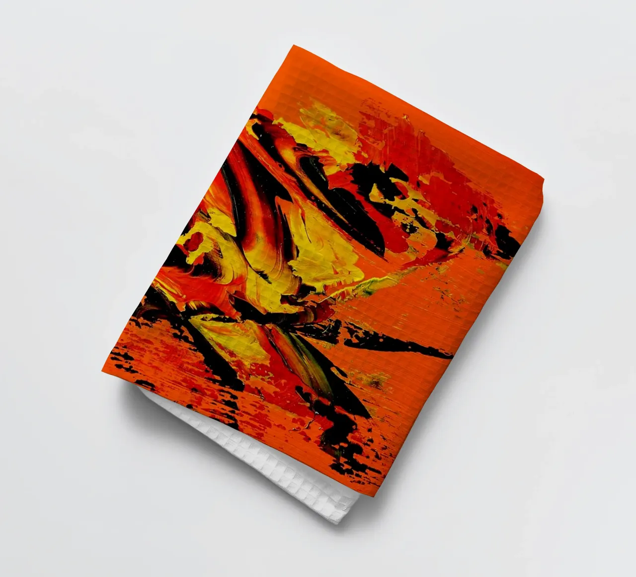 MESSAGE FROM THE HEART 11 canovaccio da cucina da Thierry Vobmann Abstract painting