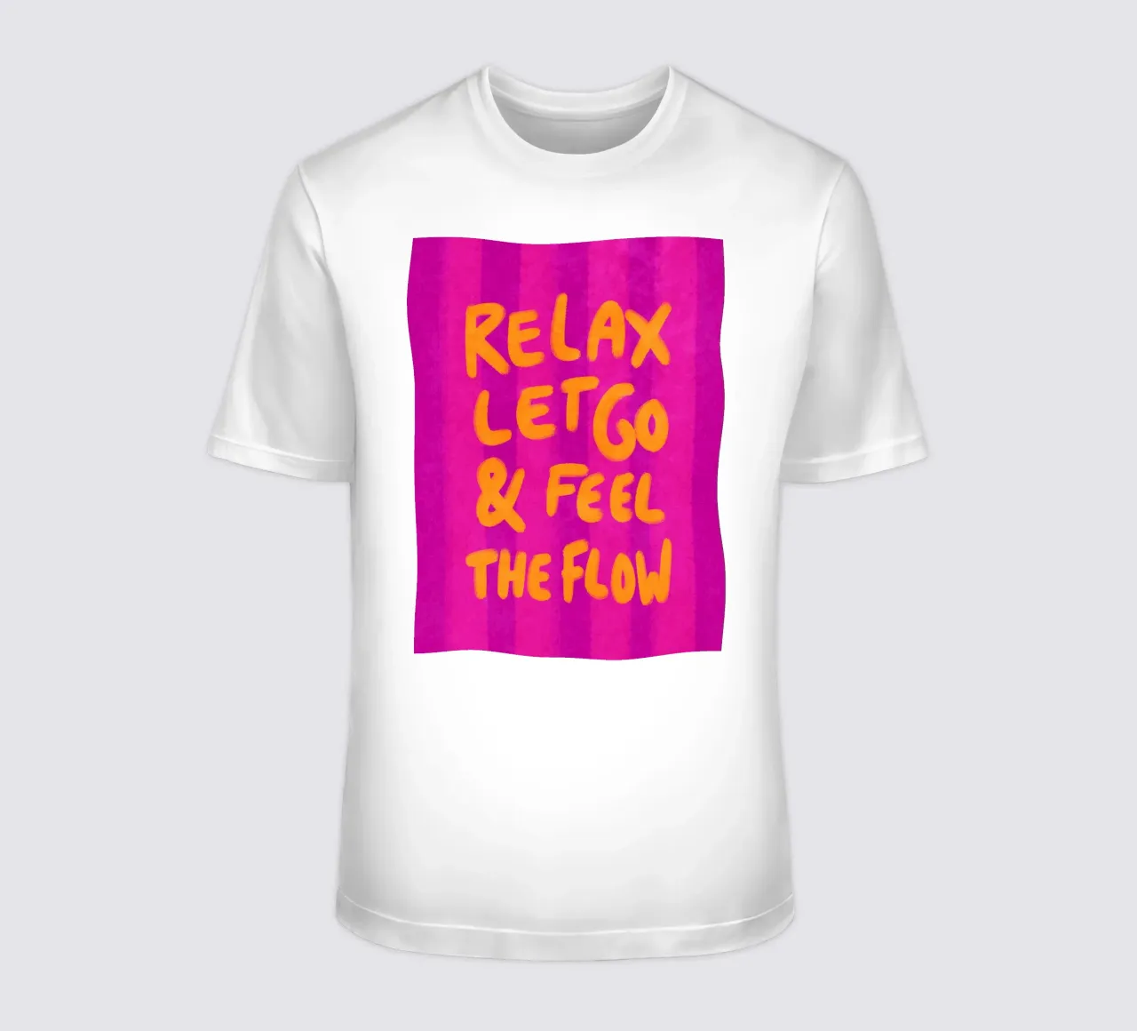 Relax, let go and feel the flow t-shirt da Illustration Raissa Oltmanns