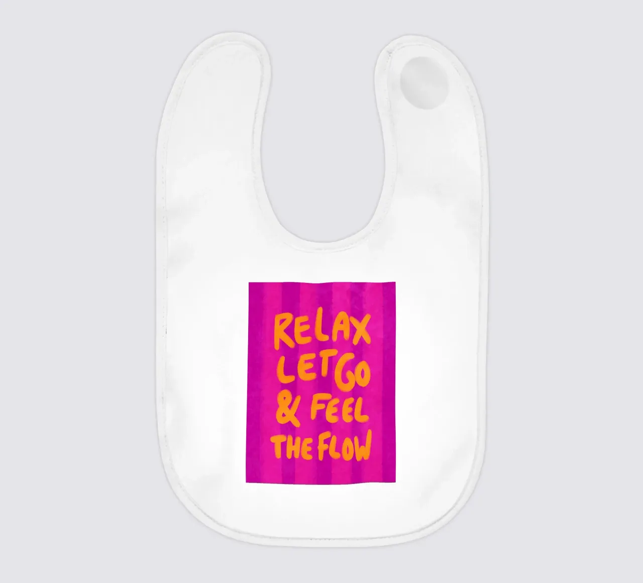 Relax, let go and feel the flow babero de Illustration Raissa Oltmanns