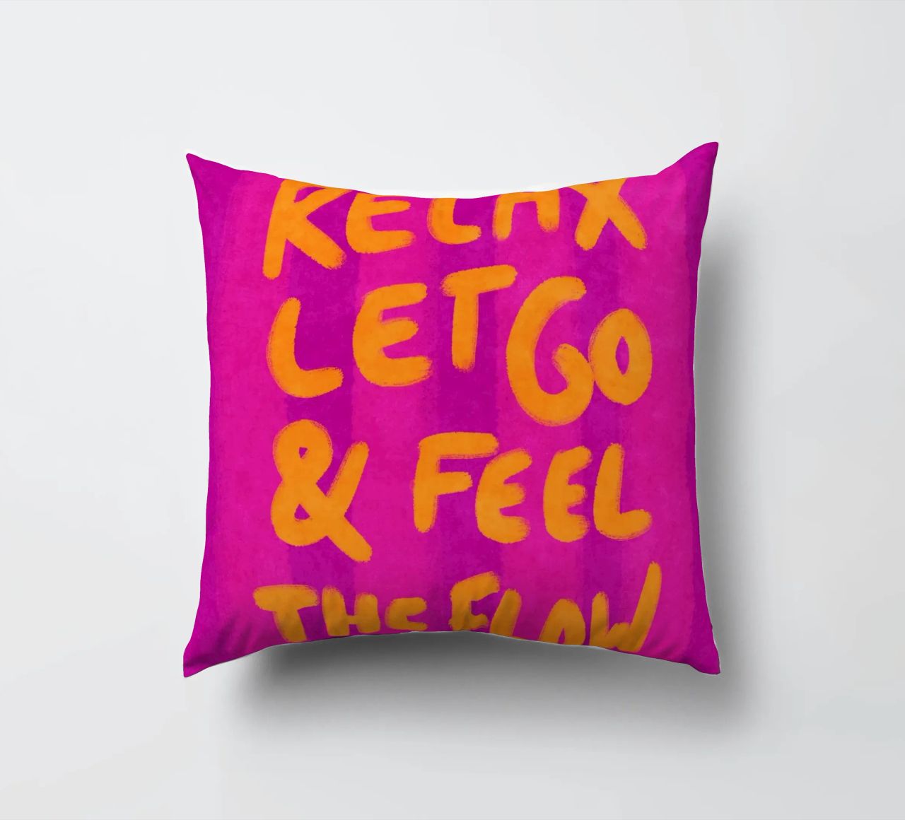 Relax, let go and feel the flow cuscino da Illustration Raissa Oltmanns