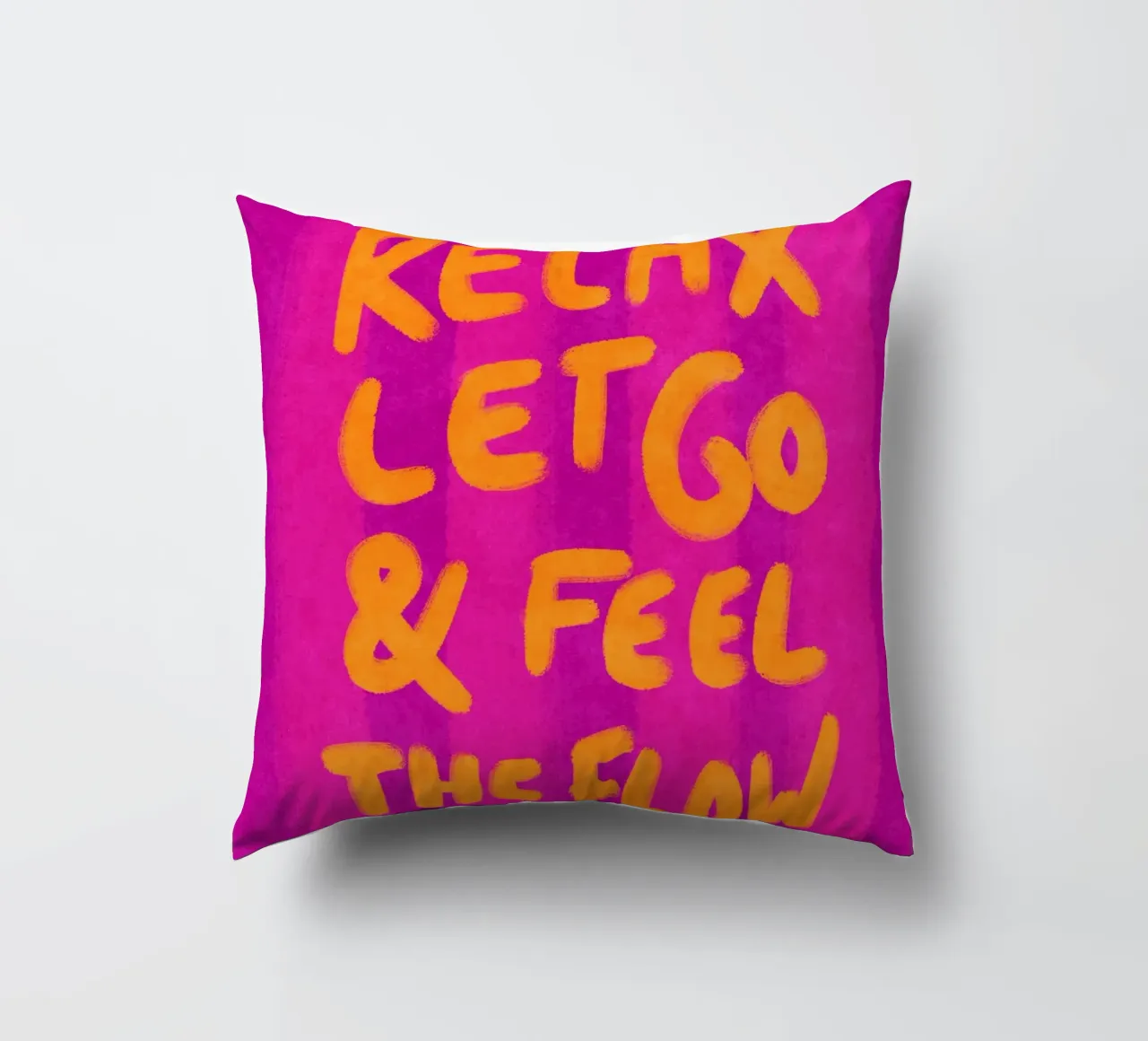 Relax, let go and feel the flow cuscino da Illustration Raissa Oltmanns
