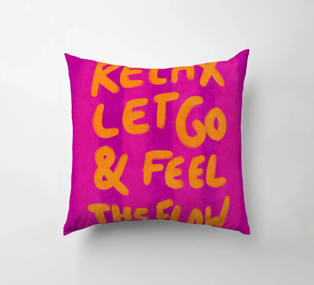 Relax, let go and feel the flow cuscino da Illustration Raissa Oltmanns