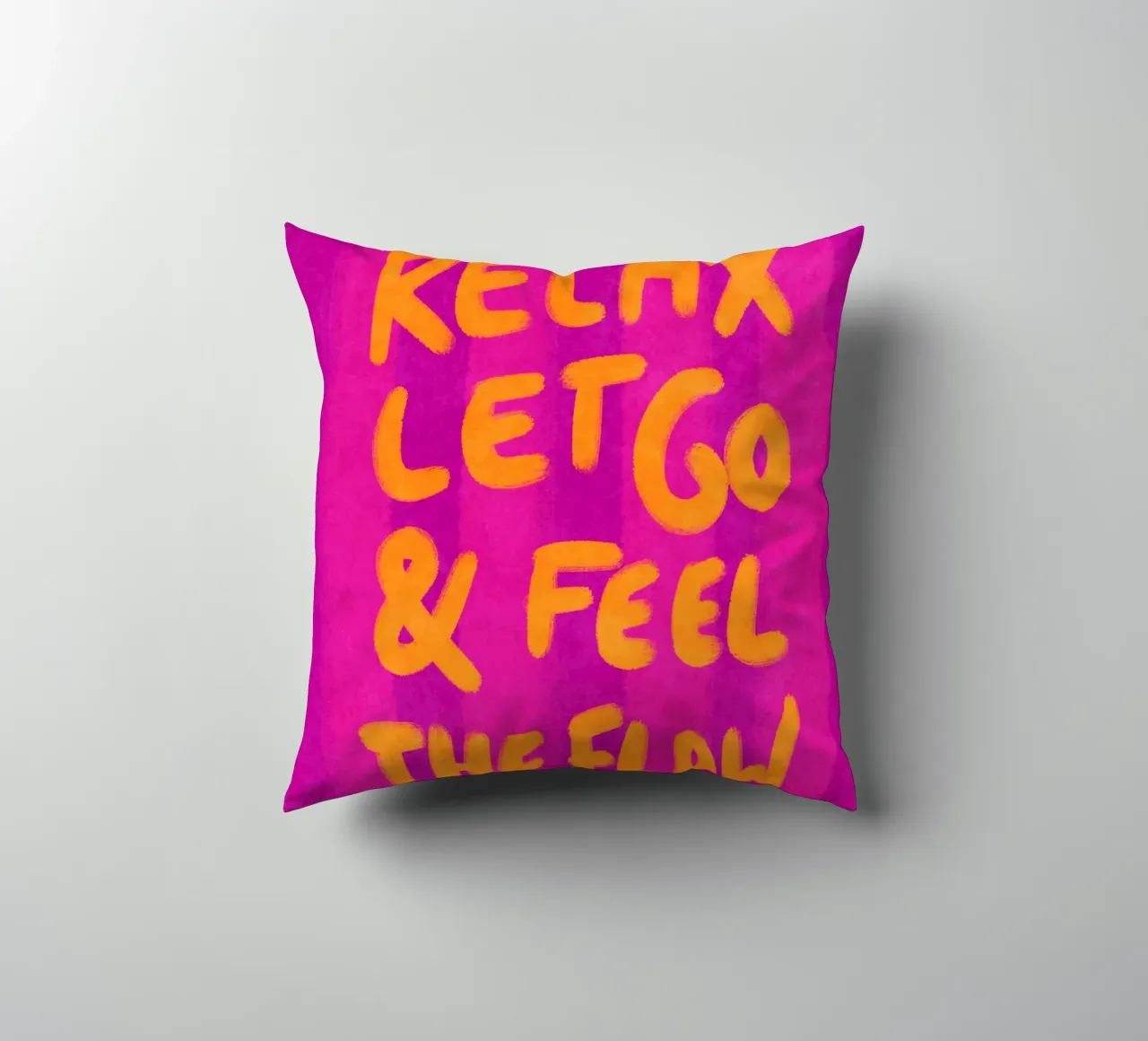 Relax, let go and feel the flow cuscino da Illustration Raissa Oltmanns