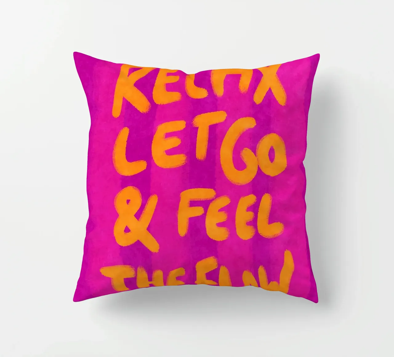 Relax, let go and feel the flow cuscino da Illustration Raissa Oltmanns