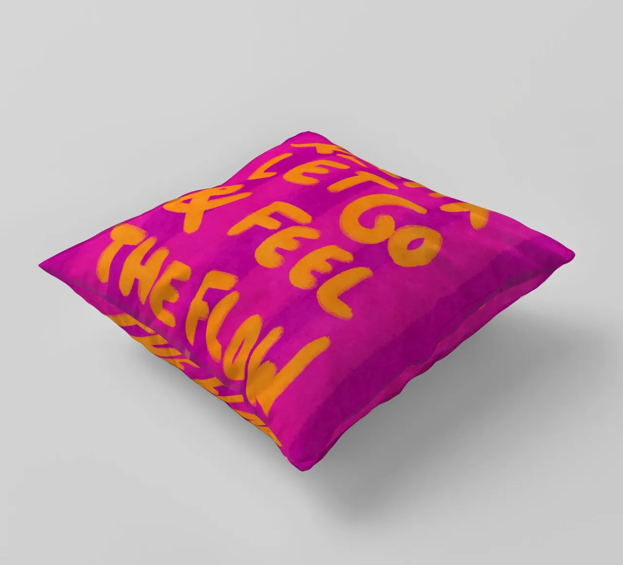 Relax, let go and feel the flow cuscino da Illustration Raissa Oltmanns