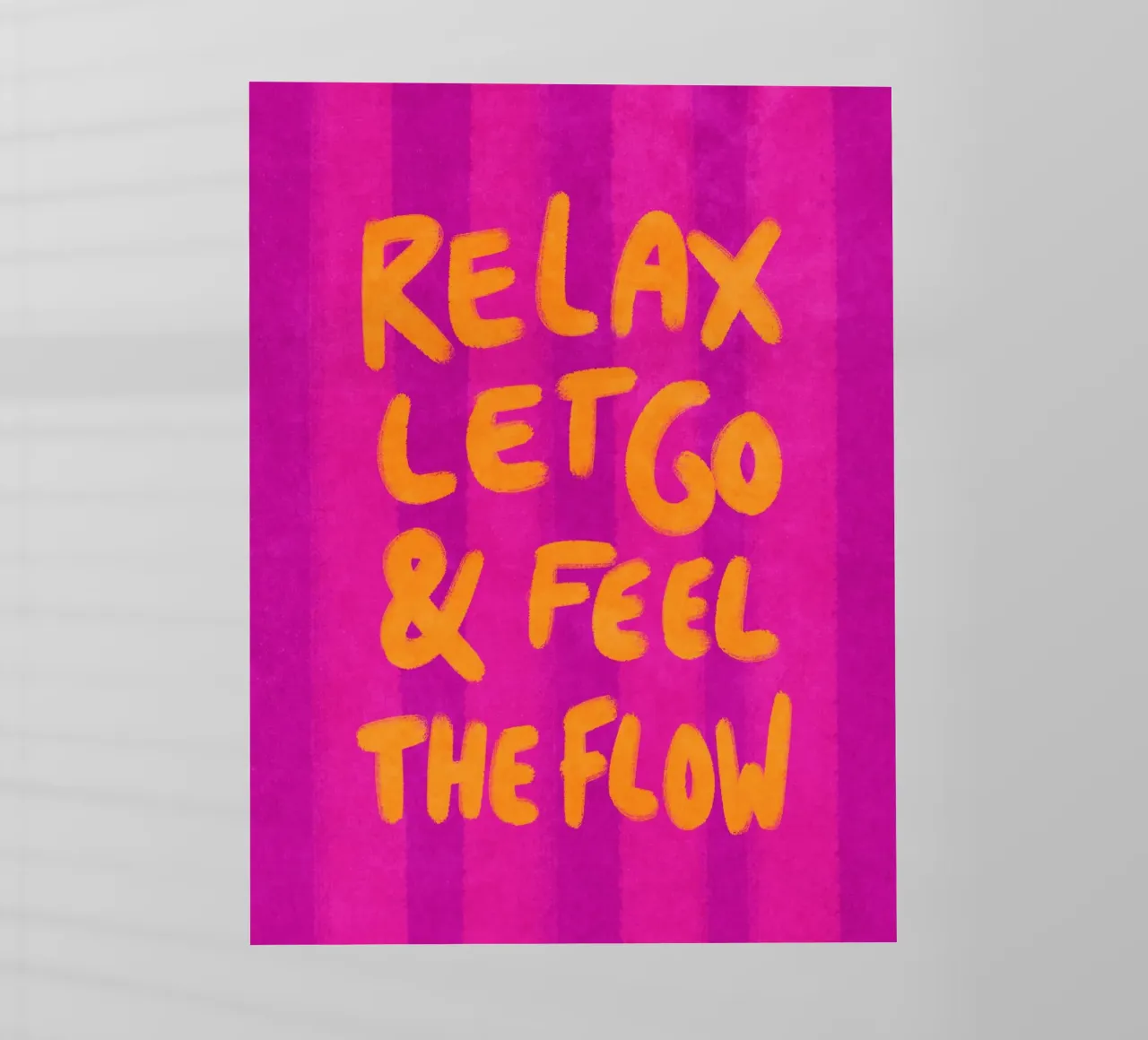 Relax, let go and feel the flow pellicola backlit da Illustration Raissa Oltmanns