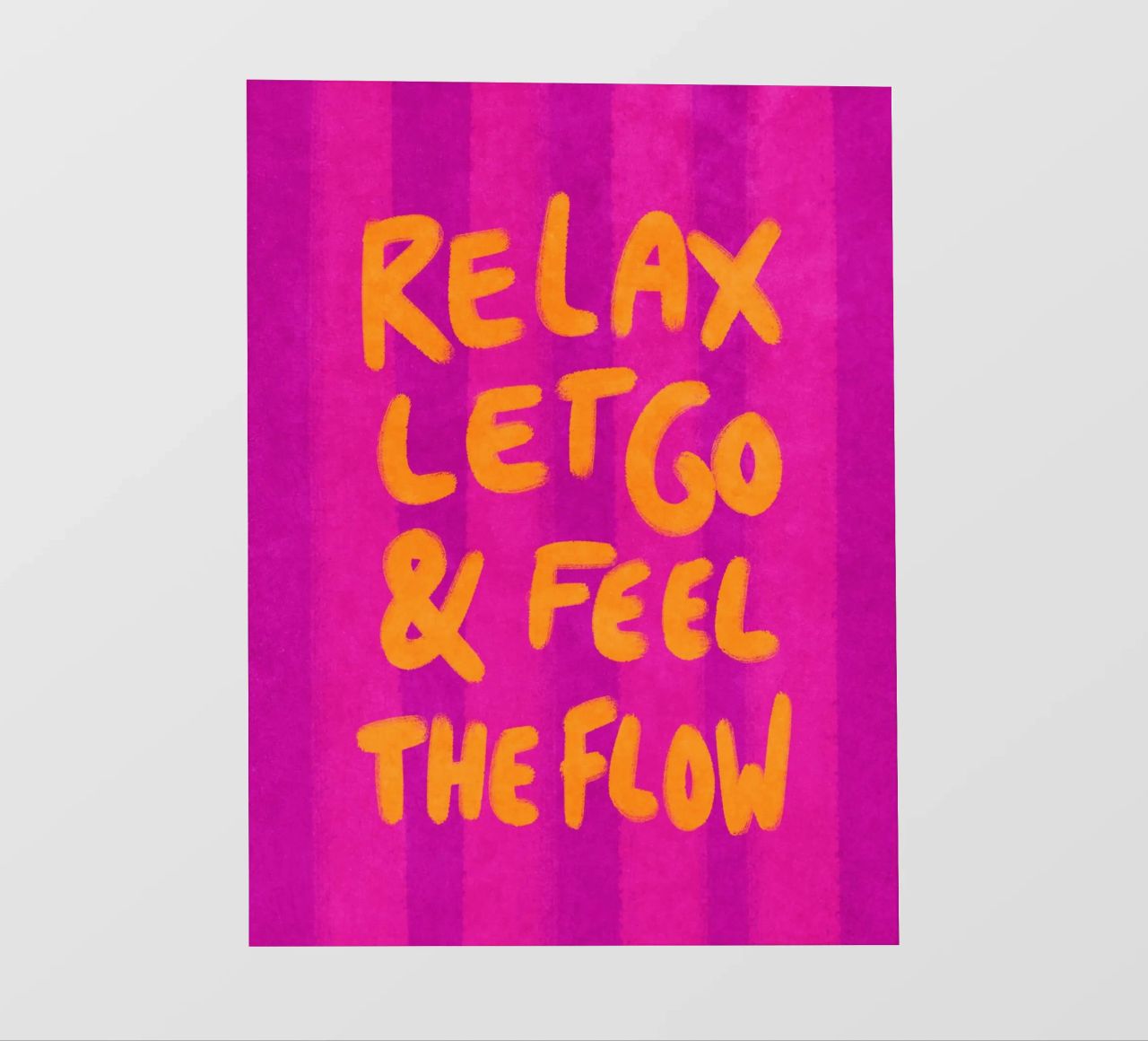 Relax, let go and feel the flow pellicola backlit da Illustration Raissa Oltmanns