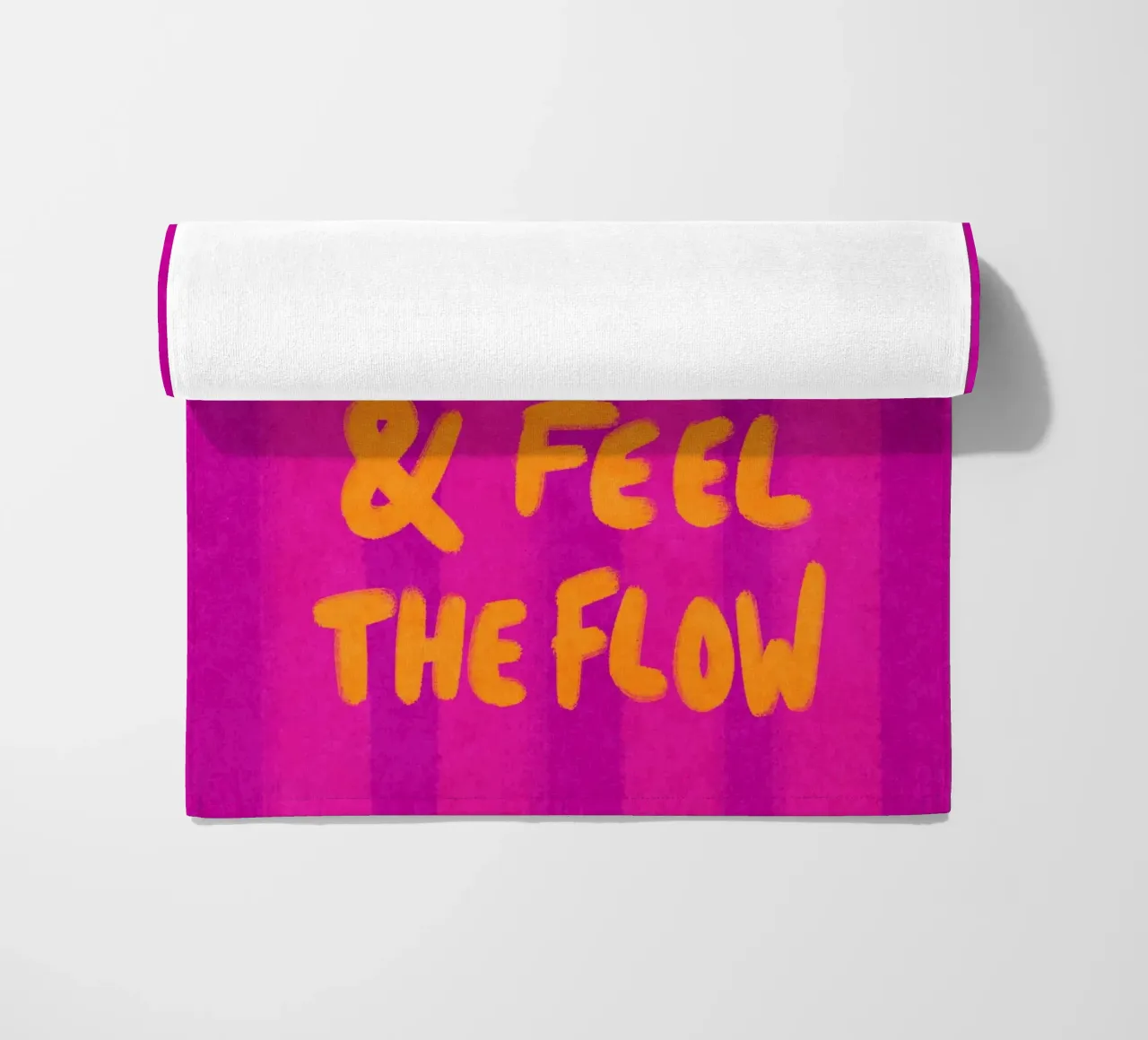Relax, let go and feel the flow toalla de playa de Illustration Raissa Oltmanns
