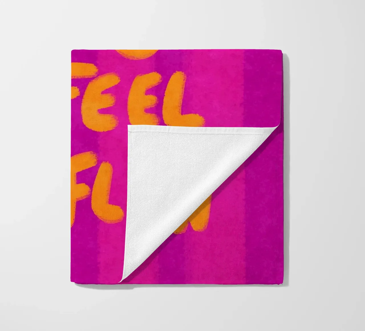 Relax, let go and feel the flow telo mare da Illustration Raissa Oltmanns