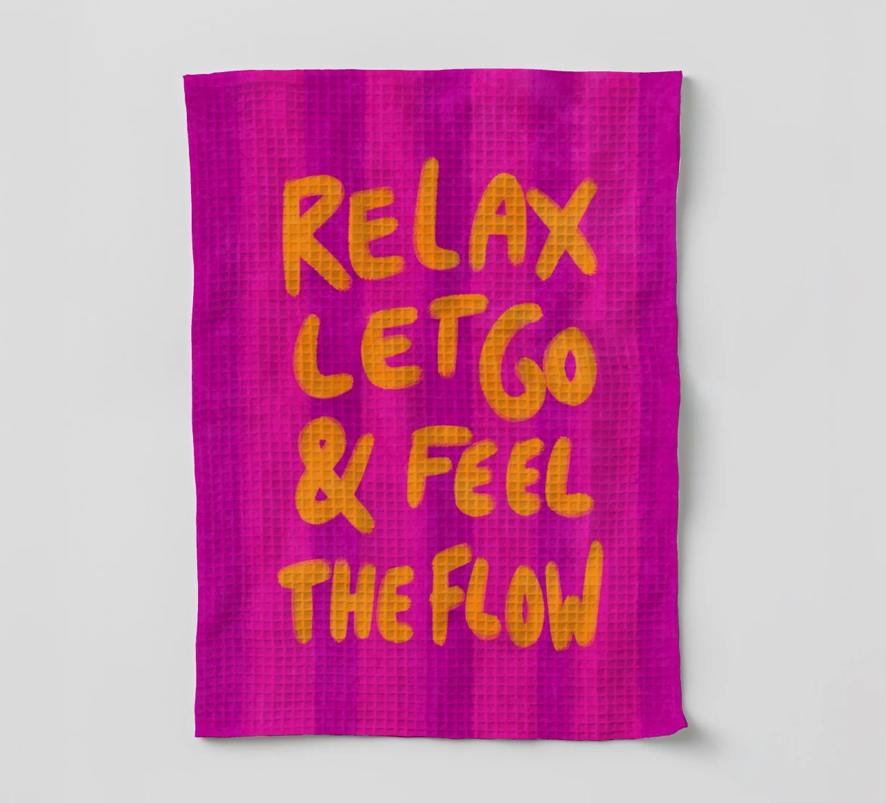 Relax, let go and feel the flow canovaccio da cucina da Illustration Raissa Oltmanns