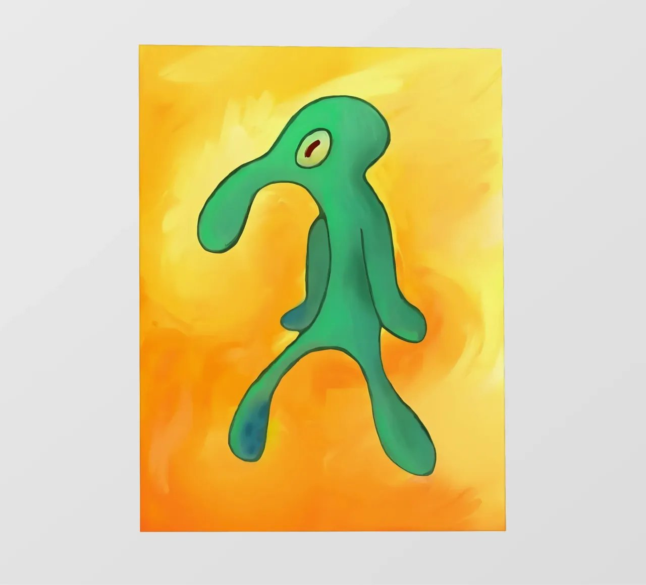 Squidward Tentacles telo in pvc da Low poly art