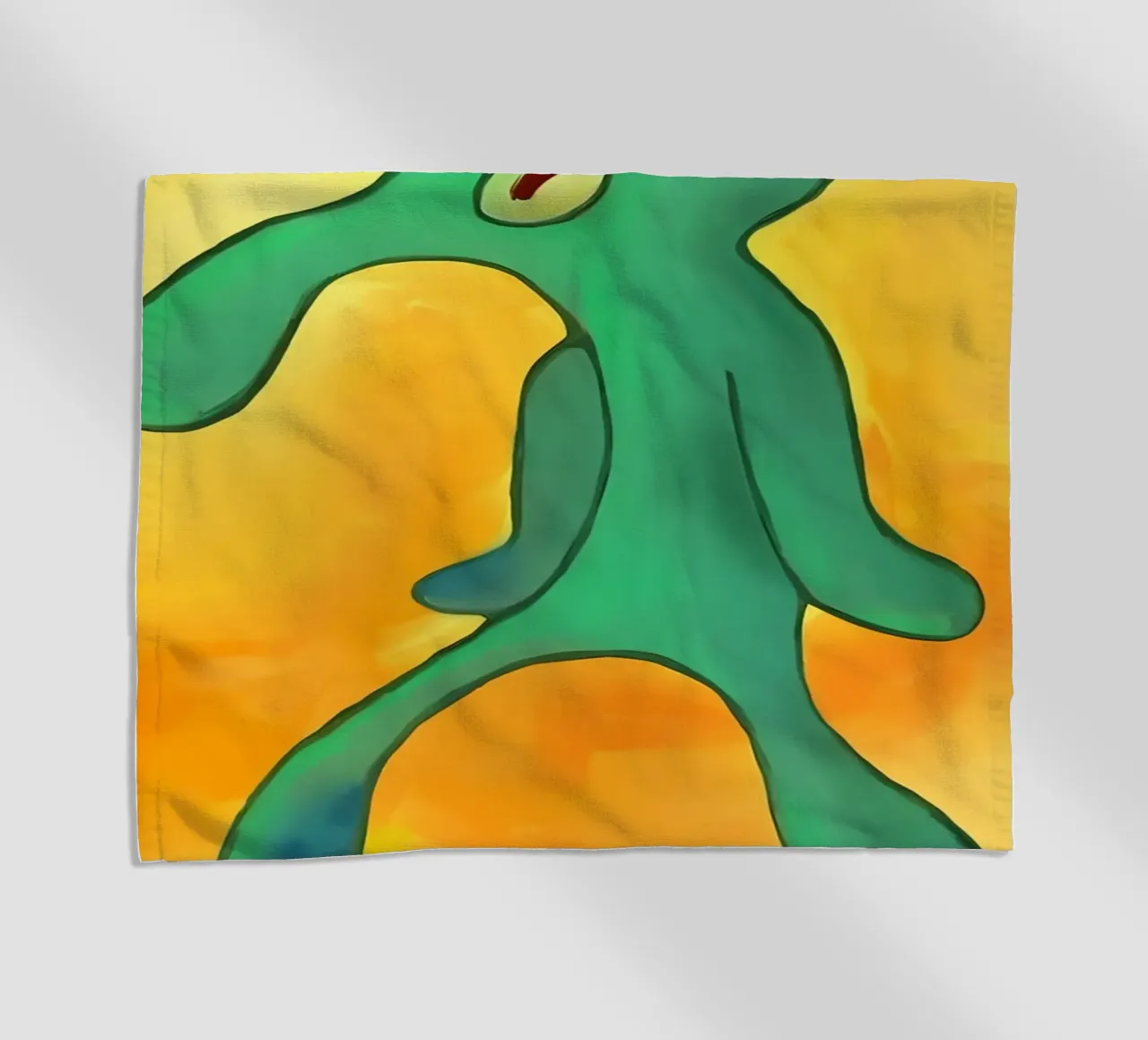Squidward Tentacles telo mare da Low poly art