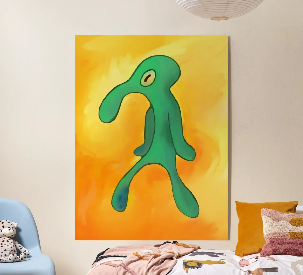 Squidward Tentacles plexiglass da Low poly art