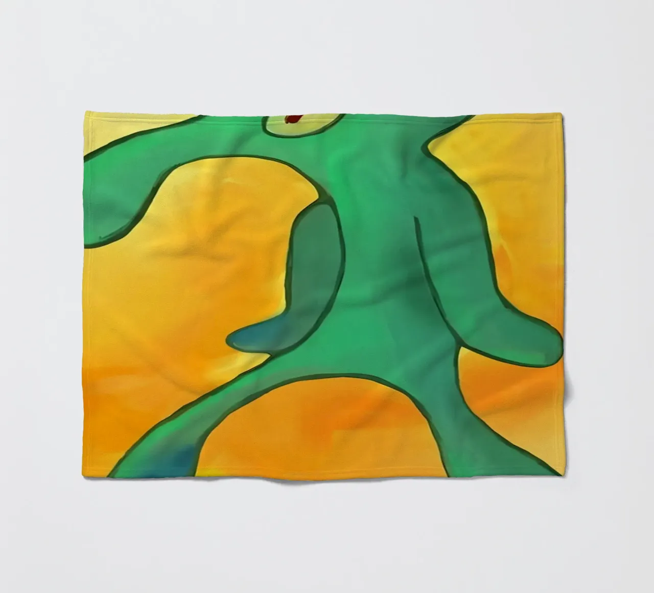 Squidward Tentacles coperta in pile da Low poly art