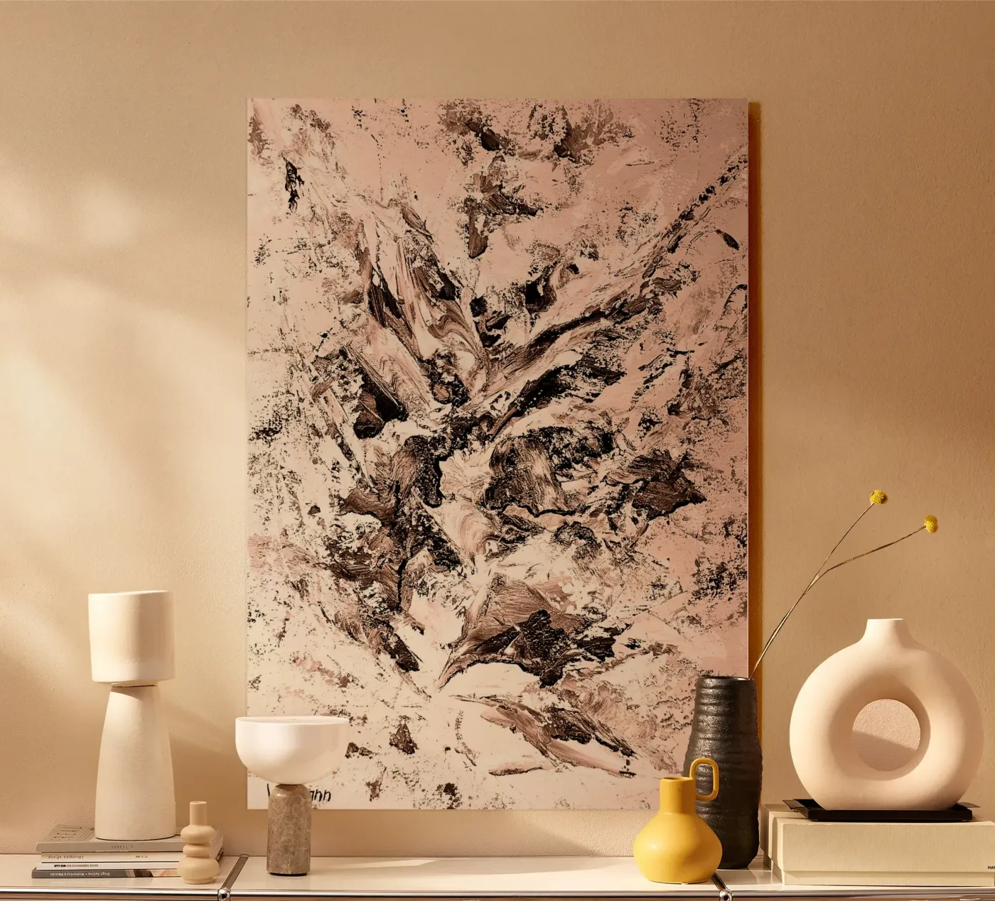 SEPIA 57 plexiglass da Thierry Vobmann Abstract painting