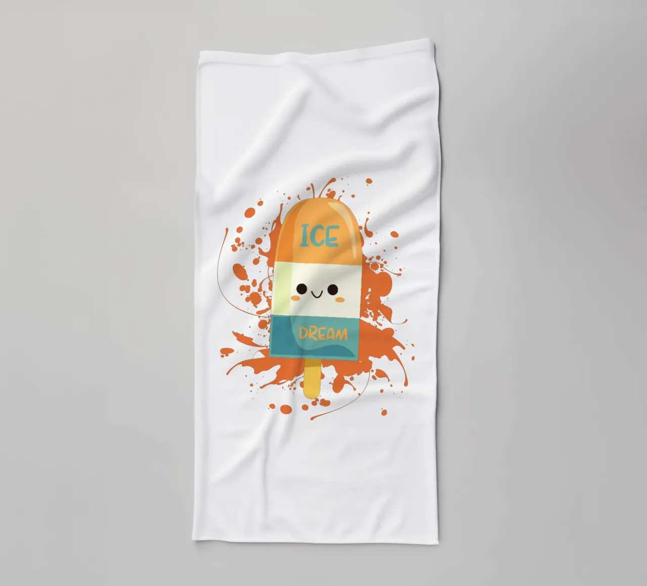 ICE DREAM towel by ArtDesign by KBK