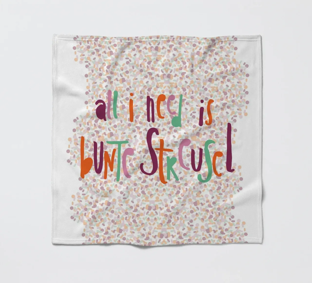 All I need is bunte Streusel coperta in pile da maramirage