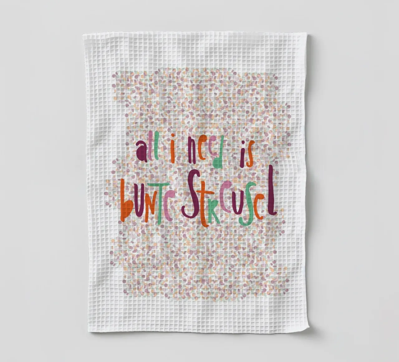 All I need is bunte Streusel canovaccio da cucina da maramirage