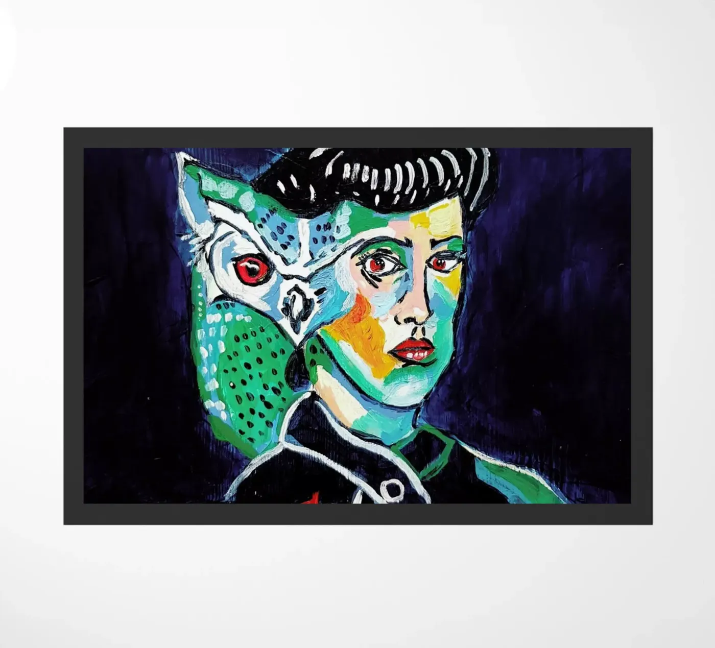 Rachel doormat by Blanca Nuñez Pozuelo