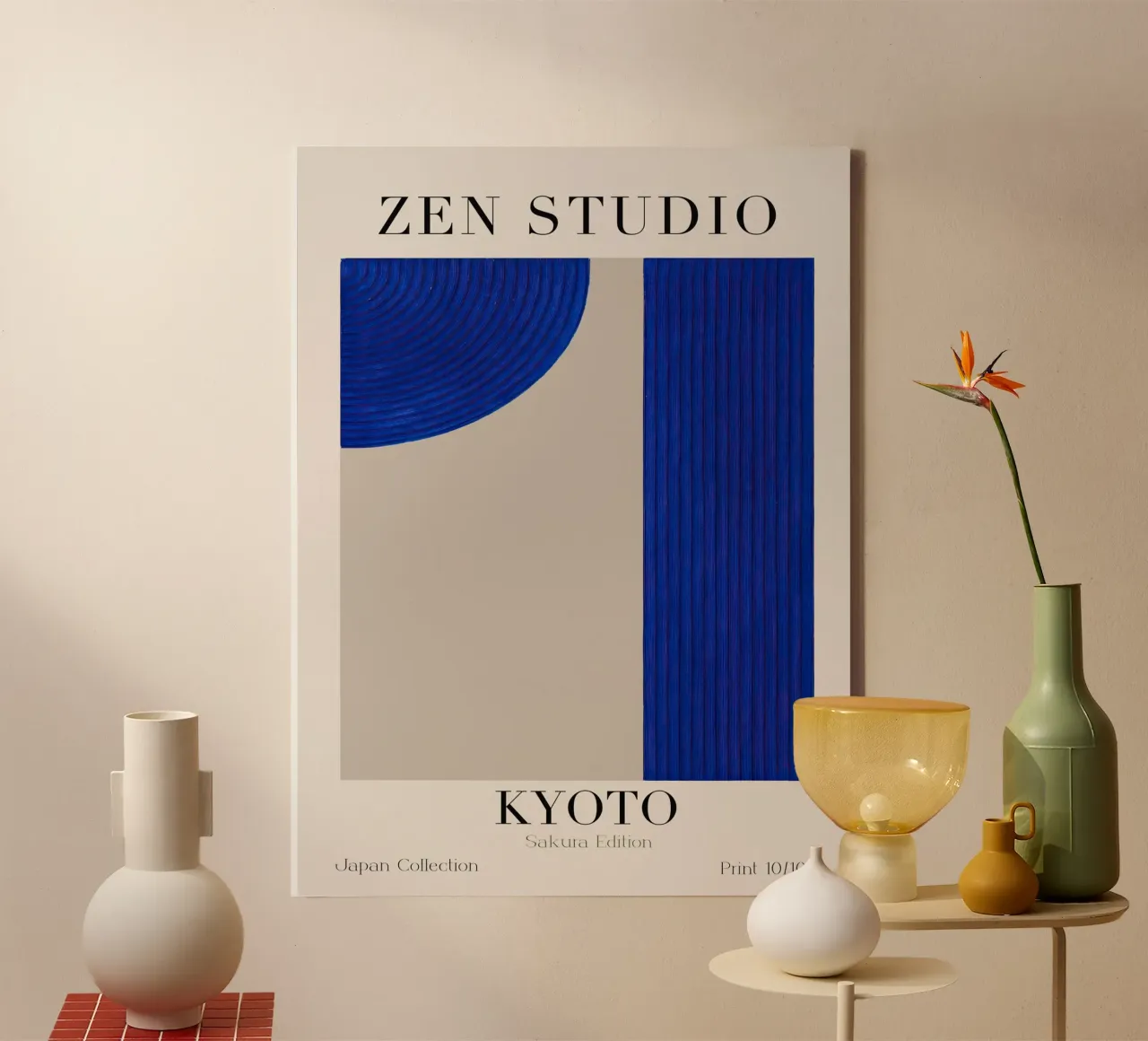 Zen Studio No 02 tela con Cornice a cassetta da treechild
