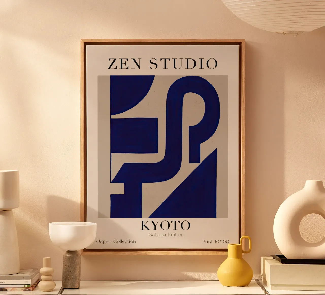 Zen Studio No 03 tela con Cornice a cassetta da treechild