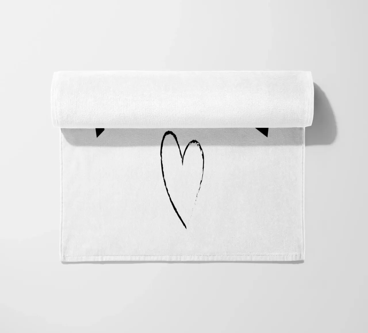 NAMASTE con cuore telo mare da ArtDesign by KBK