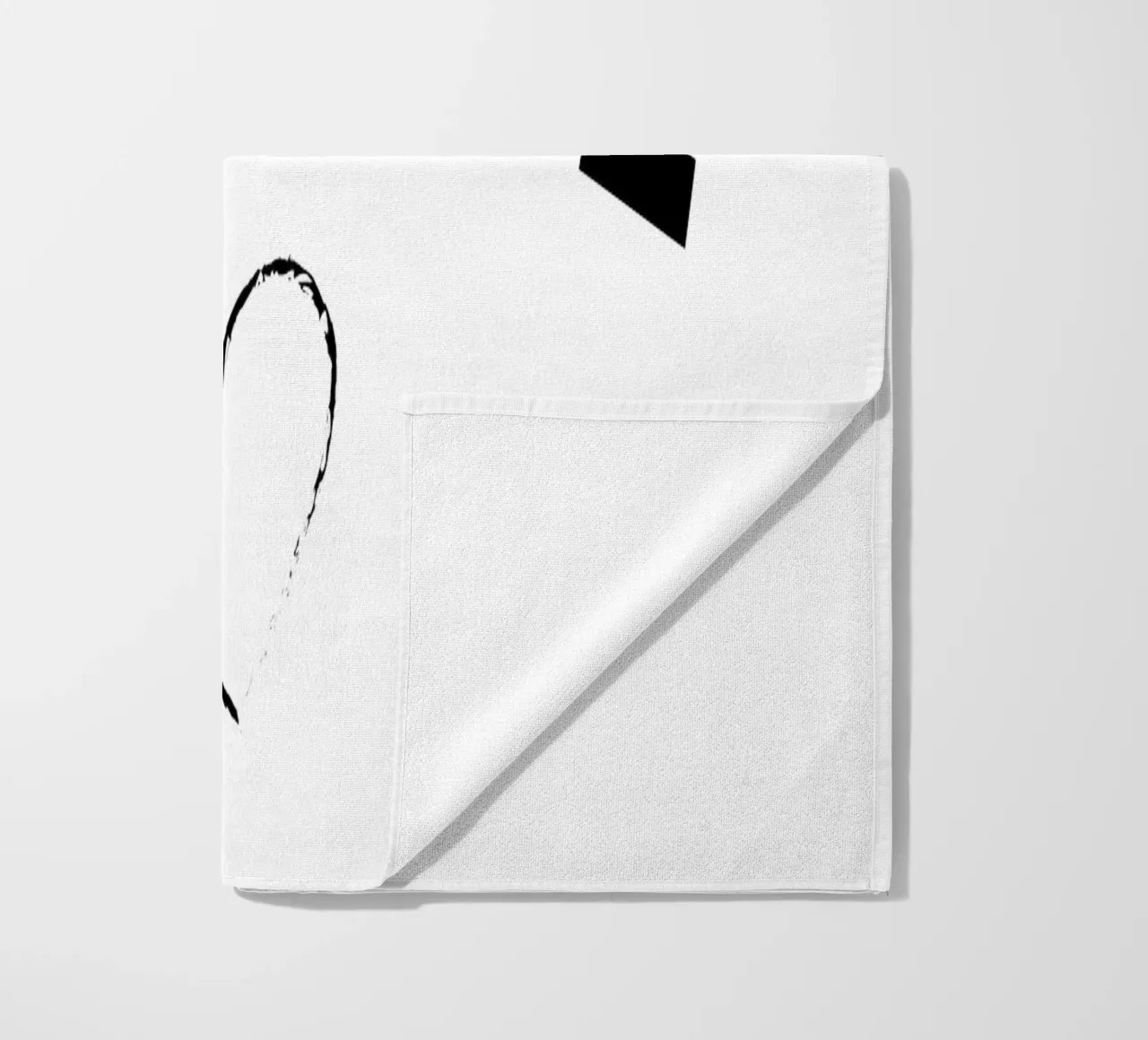 NAMASTE con cuore telo mare da ArtDesign by KBK