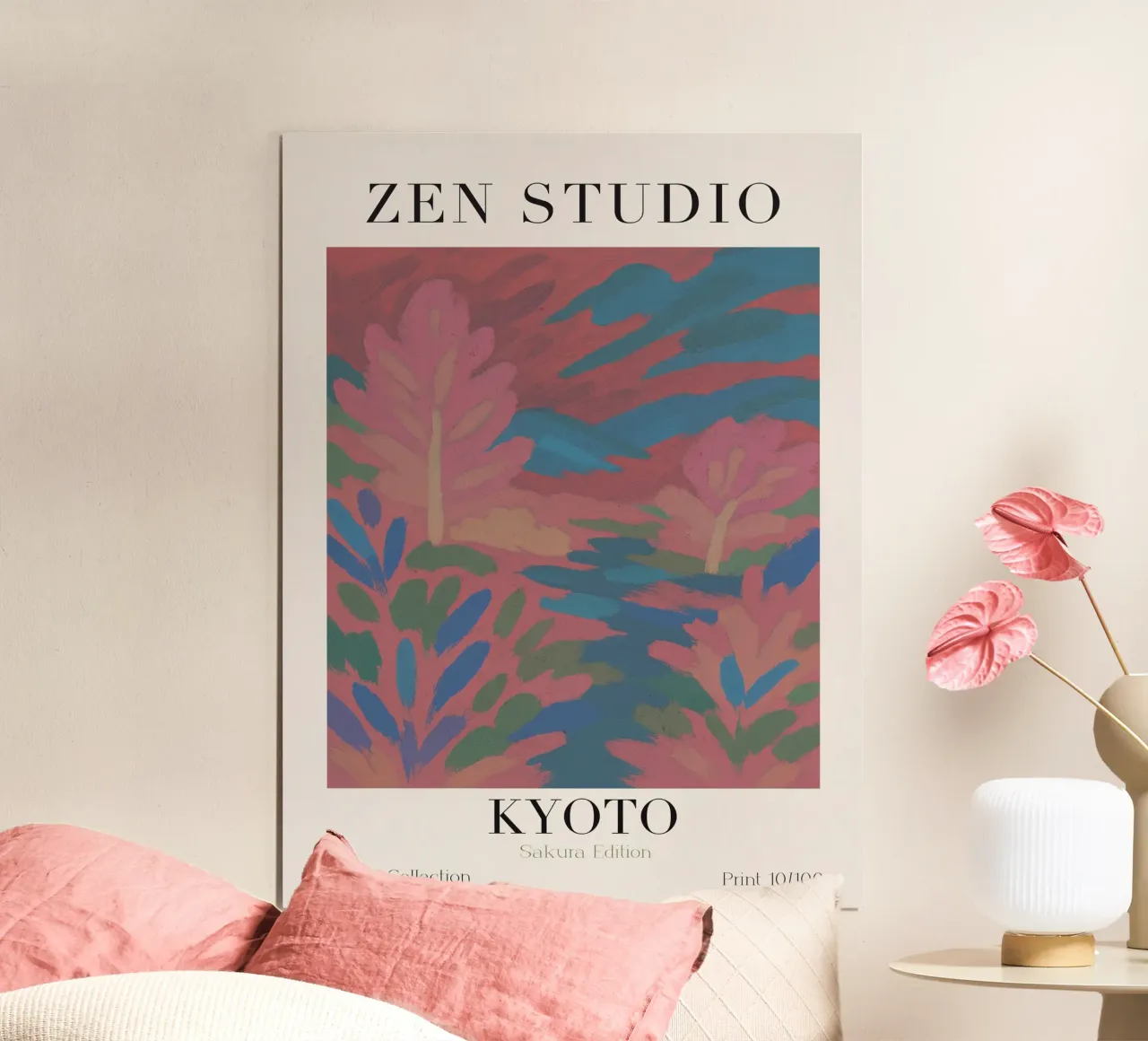 Zen Studio No 05 poster with aluminum frame by treechild