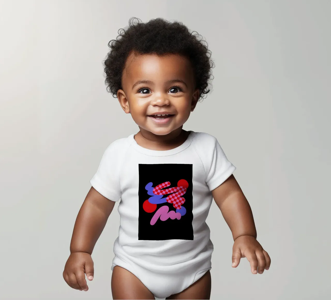 Memphis body neonato maniche corte da La Come Di