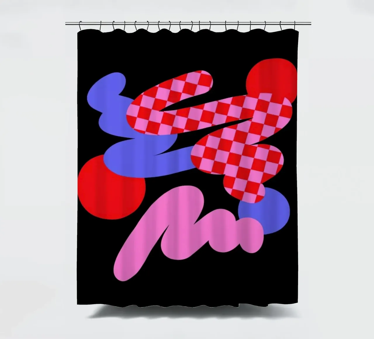 Memphis shower curtain by La Come Di