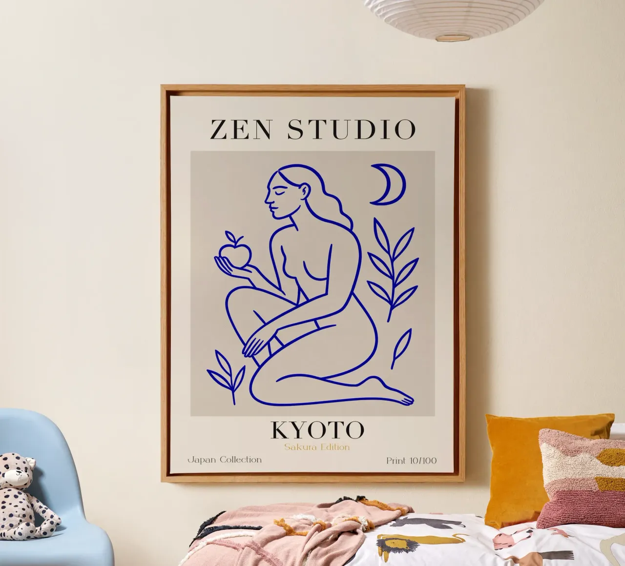 Zen Studio No 10 tela con Cornice a cassetta da treechild