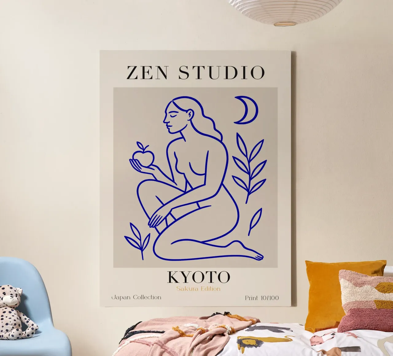 Zen Studio No 10 tela con Cornice a cassetta da treechild