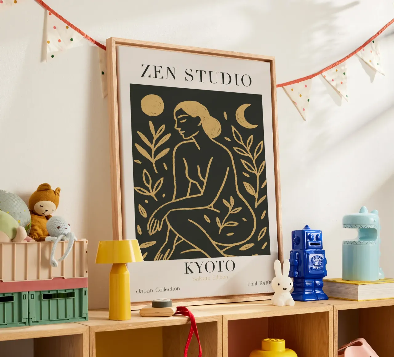 Zen Studio No 12 tela con Cornice a cassetta da treechild