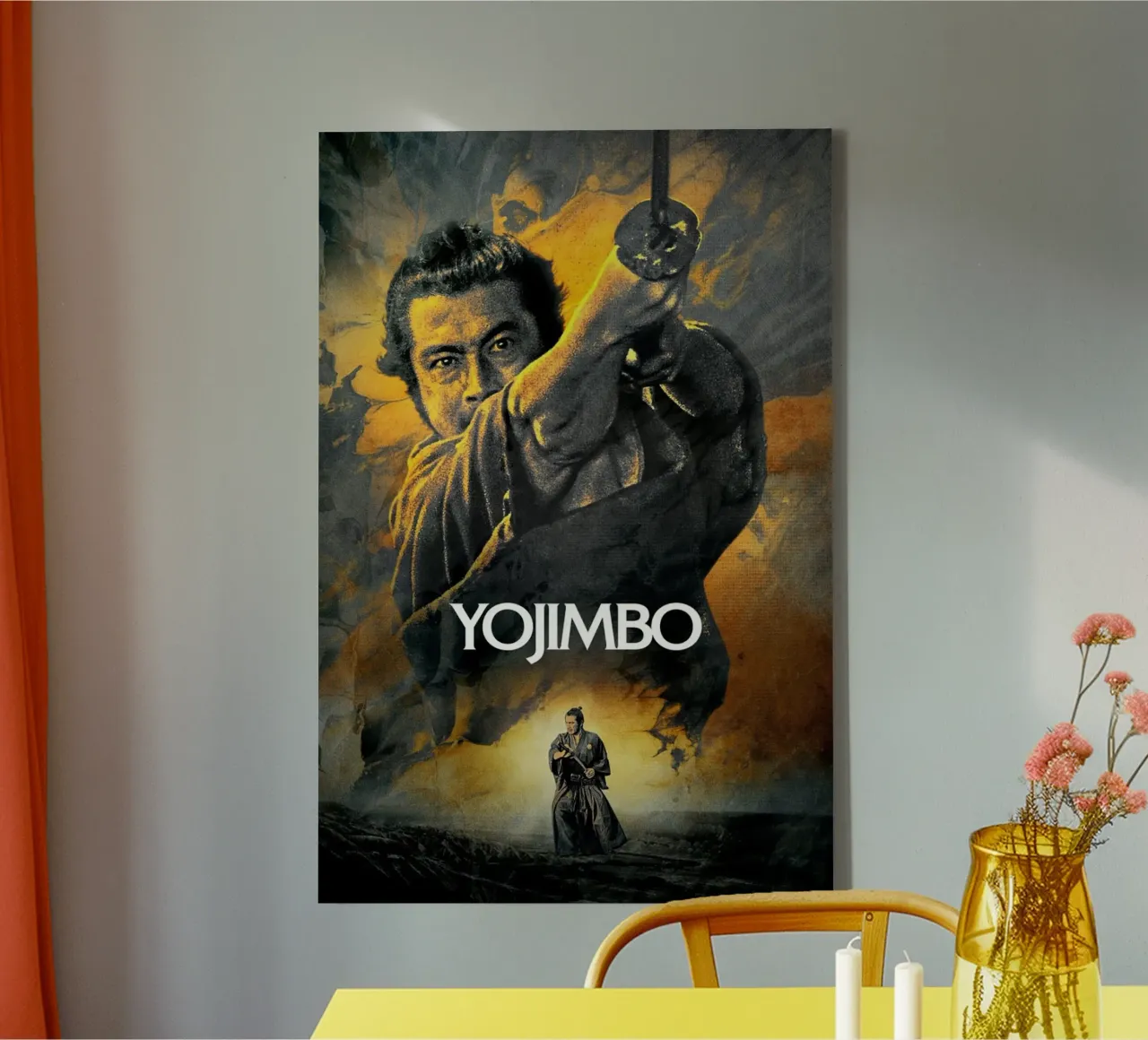 Yojimbo tela con Cornice a cassetta da Attaboy Dsgn