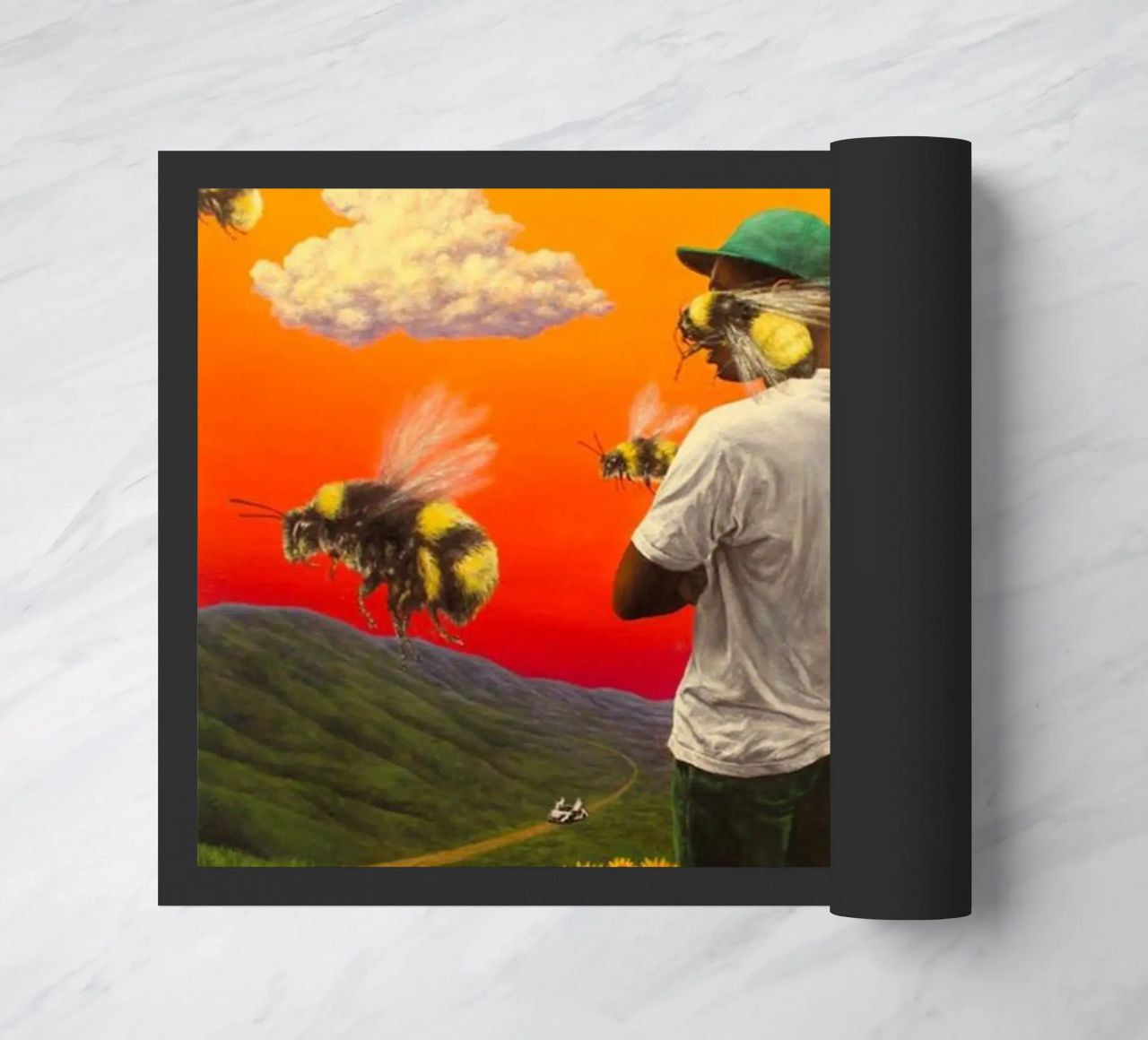 Tyler con l'ape zerbino da Witon name shop