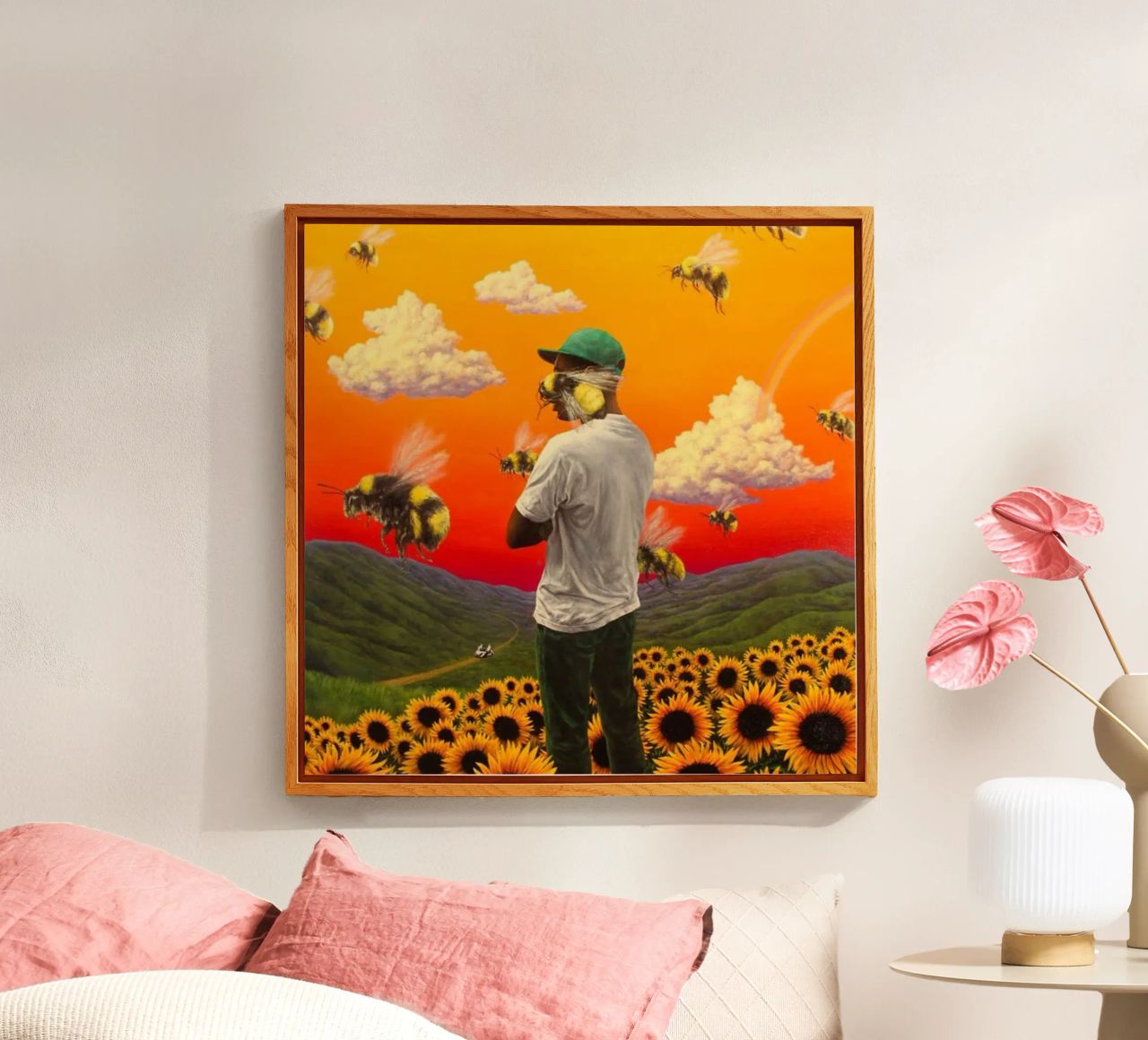Tyler con l'ape plexiglass da Witon name shop