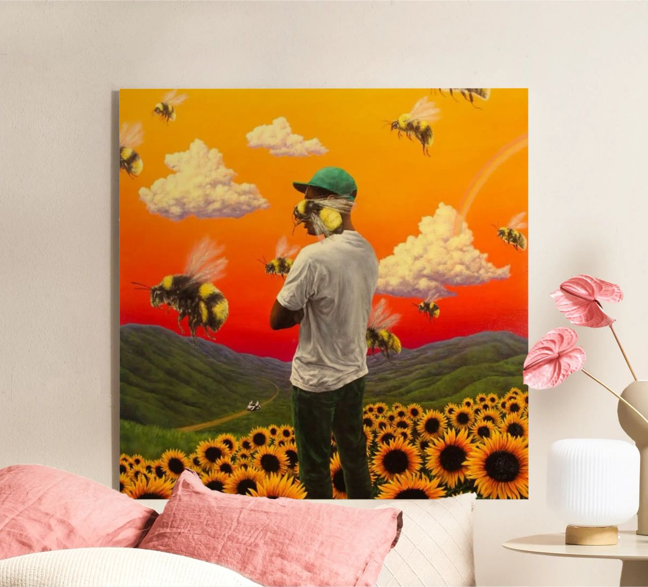 Tyler con l'ape plexiglass da Witon name shop