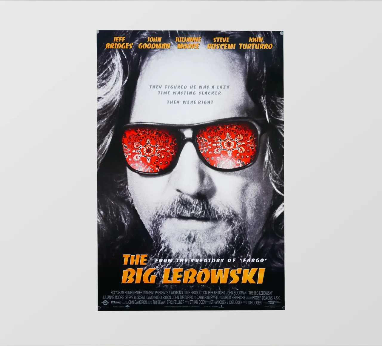 The Big Lebowski telo in pvc da Attaboy Dsgn