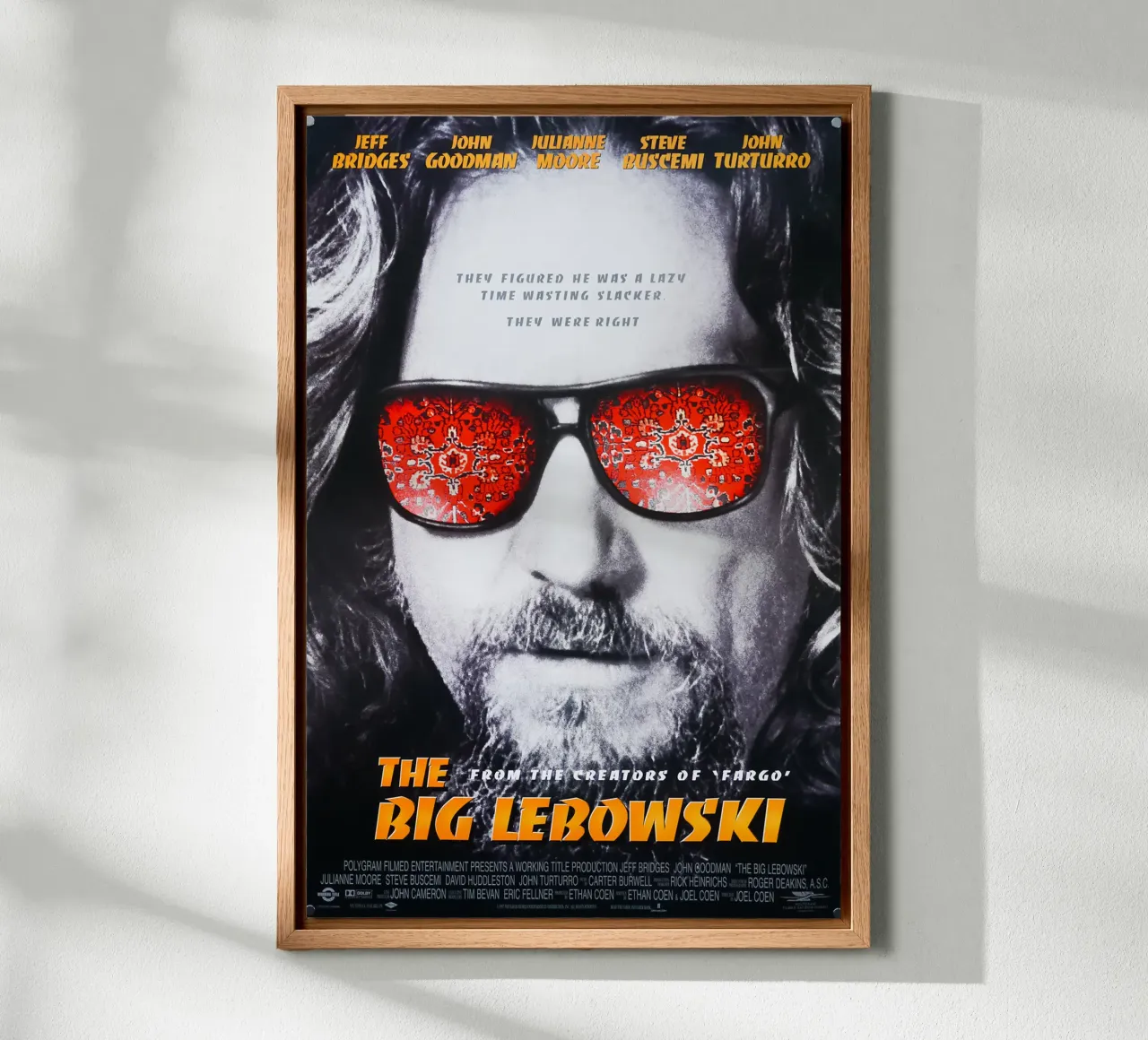 The Big Lebowski alluminio dibond da Attaboy Dsgn