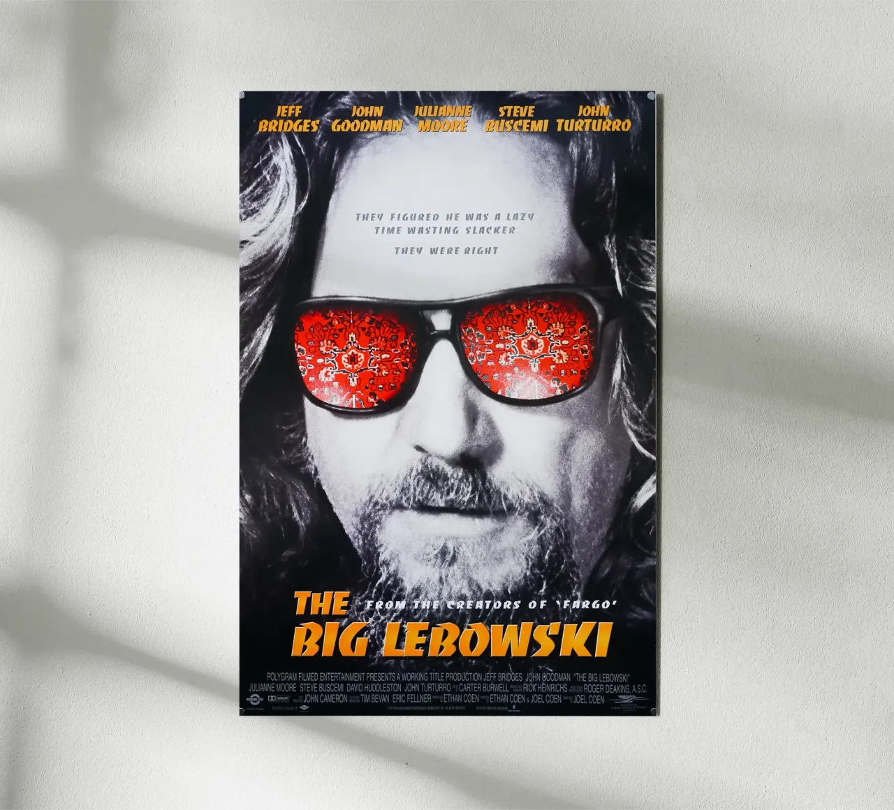 The Big Lebowski alluminio dibond da Attaboy Dsgn